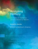 Analyzing Memory di Richard A. (Professor Chechile edito da MIT Press Ltd