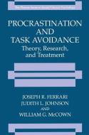 Procrastination and Task Avoidance di Joseph R. Ferrari, Judith L. Johnson, William G. Mccown edito da Springer US