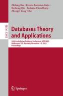 Databases Theory and Applications edito da Springer Nature Switzerland