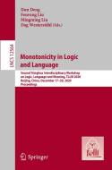 Monotonicity in Logic and Language edito da Springer Berlin Heidelberg