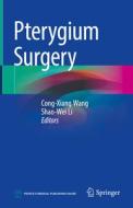 Pterygium Surgery edito da SPRINGER NATURE