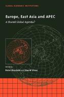 Europe, East Asia and Apec edito da Cambridge University Press