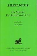 Simplicius: On Aristotle on the Heavens 3.1-7 di Simplicius edito da BLOOMSBURY 3PL