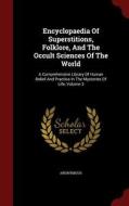 Encyclopaedia Of Superstitions, Folklore, And The Occult Sciences Of The World di Anonymous edito da Andesite Press