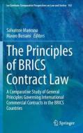 The Principles of BRICS Contract Law edito da Springer International Publishing