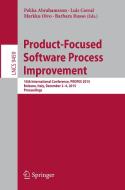 Product-Focused Software Process Improvement edito da Springer-Verlag GmbH