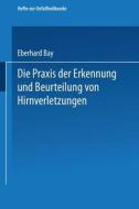 Die Praxis der Erkennung und Beurteilung von Hirnverletzungen di Eberhard Bay edito da Springer Berlin Heidelberg