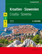 Kroatien - Slowenien, Autoatlas 1:150.000 edito da Freytag + Berndt