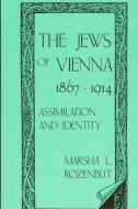 The Jews of Vienna, 1867-1914: Assimilation and Identity di Marsha L. Rozenblit edito da STATE UNIV OF NEW YORK PR