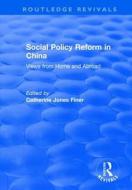 Social Policy Reform in China edito da Taylor & Francis Ltd