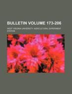 Bulletin Volume 173-206 di West Virginia University Station edito da Rarebooksclub.com