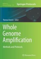 Whole Genome Amplification edito da Humana Press Inc.