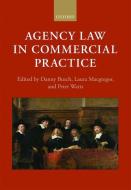 Agency Law in Commercial Practice di Danny Busch edito da OUP Oxford