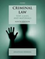 Criminal Law di Jonathan Herring edito da Oxford University Press