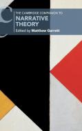 The Cambridge Companion to Narrative Theory edito da Cambridge University Press