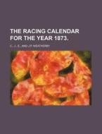 The Racing Calendar for the Year 1873. di J. C edito da Rarebooksclub.com