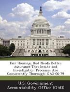 Fair Housing edito da Bibliogov