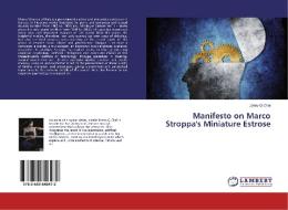 Manifesto on Marco Stroppa's Miniature Estrose di Jenny Q Chai edito da LAP Lambert Academic Publishing