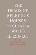 The Heads of Religious Houses edito da Cambridge University Press