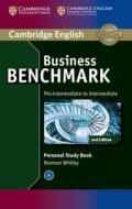 Business Benchmark Pre-intermediate to Intermediate BULATS and Business Preliminary Personal Study Book di Norman Whitby edito da Cambridge University Press