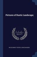 Pictures Of Rustic Landscape; di MYLES BIRKET FOSTER edito da Lightning Source Uk Ltd