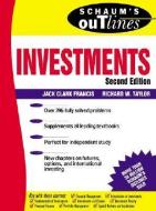Schaum's Outline of Investments di Jack Clark Francis edito da McGraw-Hill Education