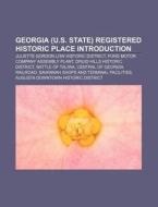 Georgia U.s. State Registered Historic di Books Llc edito da Books LLC, Wiki Series
