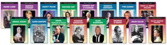 Women of Achievement Set edito da Chelsea House Publications