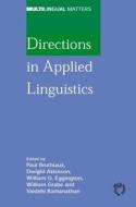 Directions in Applied Linguistics di Paul Bruthiaux edito da CHANNEL VIEW
