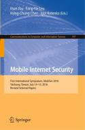 Mobile Internet Security edito da Springer Singapore