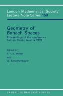 Geometry of Banach Spaces edito da Cambridge University Press