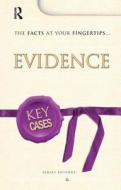Key Cases: Evidence di Beverley Hopkins, Emma Washbourne edito da Taylor & Francis Ltd