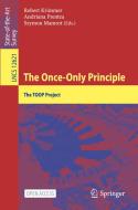 The Once-Only Principle edito da Springer International Publishing