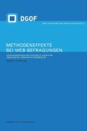 Methodeneffekte bei Web-Befragungen di Monika Taddicken edito da Herbert von Halem Verlag