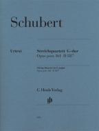 Streichquartett G-dur op. post. 161 D 887 di Franz Schubert edito da Henle, G. Verlag