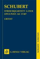 Streichquartett G-dur op. post. 161 D 887 di Franz Schubert edito da Henle, G. Verlag