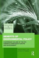 Benefits of Environmental Policy di Klaus Dieter John edito da Routledge