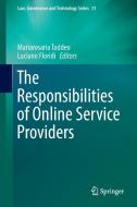 The Responsibilities of Online Service Providers edito da Springer-Verlag GmbH