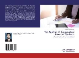 The Analysis of Grammatical Errors of Students di Khubaib Hussain Malik edito da LAP Lambert Academic Publishing