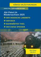 Abitur Niedersachsen 2025 EA Deutsch - Paket di Georg Büchner, Gerhart Hauptmann, Ödön Von Horváth edito da Bange C. GmbH
