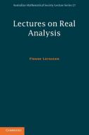 Lectures on Real Analysis di Finnur L¿sson edito da Cambridge University Press