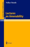 Lectures on Amenability di Volker Runde edito da Springer Berlin Heidelberg