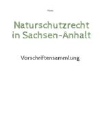 Naturschutzrecht in Sachsen-Anhalt di Thorsten Franz edito da Books on Demand