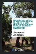 Reincarnation, a Study of the Human Soul: In Its Relation to Re-Birth ... di Jerome A. Anderson edito da LIGHTNING SOURCE INC
