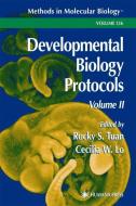 Developmental Biology Protocols edito da Humana Press