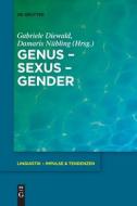 Genus - Sexus - Gender edito da Gruyter, Walter de GmbH