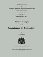 Untersuchungen über die Schwankungen der Niederschläge di Gustav Hellmann edito da Springer Berlin Heidelberg