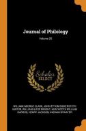 Journal Of Philology; Volume 25 di William George Clark, John Eyton Bickersteth Mayor, William Aldis Wright edito da Franklin Classics Trade Press