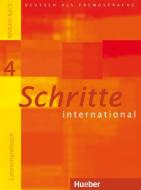 Schritte international 4. Lehrerhandbuch edito da Hueber Verlag GmbH