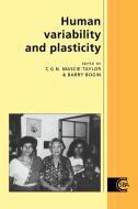 Human Variability and Plasticity edito da Cambridge University Press